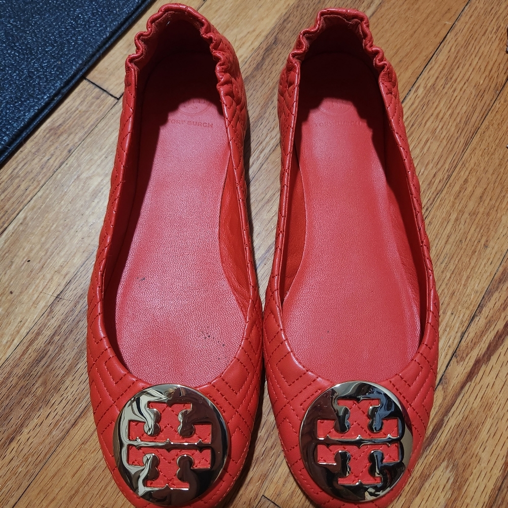 EUC Tory Burch Quilted Minnie Nappa Leather